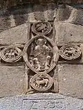 Relief an der Ostfassade