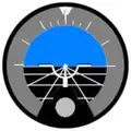 Künstlicher Horizont im Horizontalflug