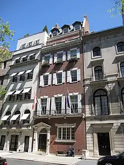 Residenz von Augustus G. Paine, Jr. an der 31 East 69th Street, heute das österreichische Generalkonsulat (1917–1918)
