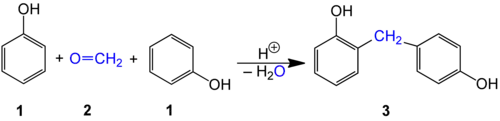 1:&nbsp;Phenol 2:&nbsp;Formaldehyd 3:&nbsp;Dimer