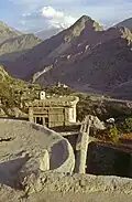 Blick von Baltit zum Fort Altit