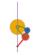 Cardanisches Getriebe als Variation der Cardanischen Kreise