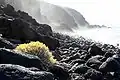 Charco Azul, Steilküste