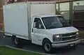 Chevrolet Express mit Lieferwagen-Kofferaufbau