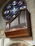 Prospekt der Chororgel