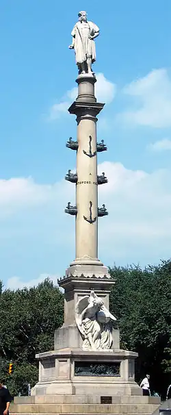 Columbus-Monument, New York, 1892