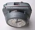 Brieftaubenuhr „Comatic“ (Benzing) um 1957, mechanisches Uhrwerk, numerischer Stempeldruck, bis zu 25 Konstatierungen