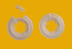 Bandwickelrollen mit Bandbefestigung