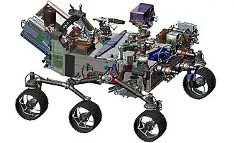 Technischer Aufbau des Rovers – 3D-CAD-Modell[76]