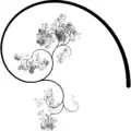 Pseudoflorale, fraktale Spiralenranke, 2007