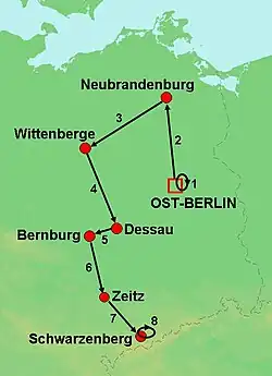 Streckenverlauf