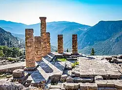 Tempel des Apollon, Delphi