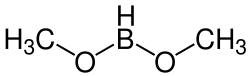 Strukturformel von Dimethoxyboran