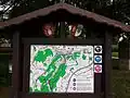 Wanderwegekarte am Dittwarer Friedhof