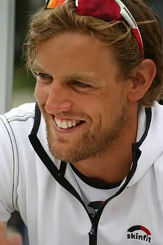 Dominik Berger beim Trans Vorarlberg Triathlon, 2012