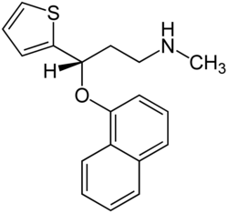 Strukturformel von Duloxetin
