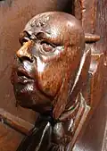 Detail des Chorgestühls, Nordseite