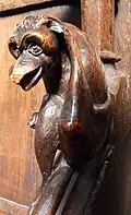 Detail des Chorgestühls, Nordseite