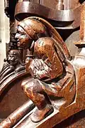 Detail des Chorgestühls, Nordseite