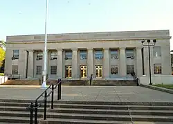 The Elmore County Courthouse, 100 E Commerce Street in Wetumpka.