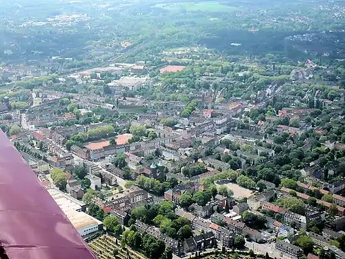 Blick von Nordosten auf Essen-Altendorf (2009)