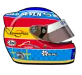 Alonsos Helm im Jahr seines ersten Weltmeistertitels 2005