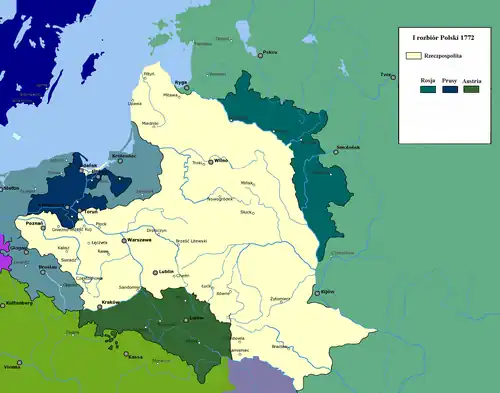 Erste Teilung Polens 1772