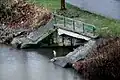 Mündung des Fischbachs in die Saar in Saarbrücken