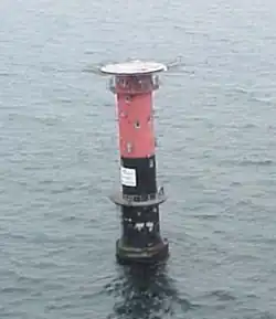 Leuchtfeuer zur Markierung der Untiefe Fladen grund im Kattegat
