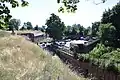 Blick von der Festung auf den ummauerten Vorhof