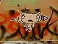 Sticker in Barcelona