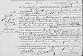 Eintrag des Todes Jean-Joseph Zéphirin Gerbe in Bras