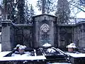 Familiengrab auf dem Protestantischen Friedhof in Augsburg