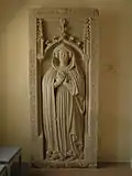Epitaph der Maria Werberg von Lindenfels (†&nbsp;1442), Frau des Philipp von Ingelheim