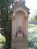 Wilhelm Molitors Grab auf dem Domkapitelsfriedhof Speyer (die ursprüngliche Figur ist verschollen)