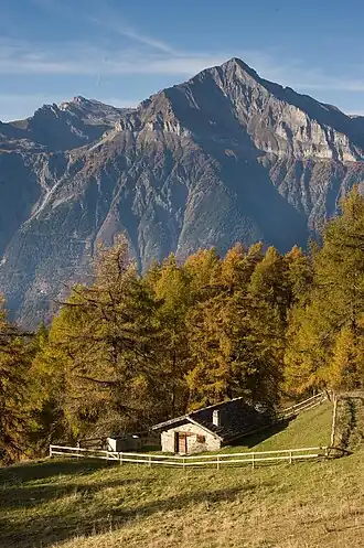 Blick auf den Grand Chavalard