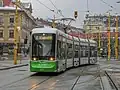 Variobahn 237 mit Mund-Nasenschutz.
