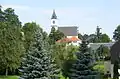 Großdrebnitz mit Martinskirche