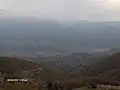 Uricani, im Hintergrund das Vâlcan-Gebirge