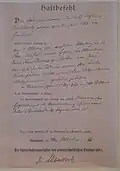 Haftbefehl gegen Fallada von 1911