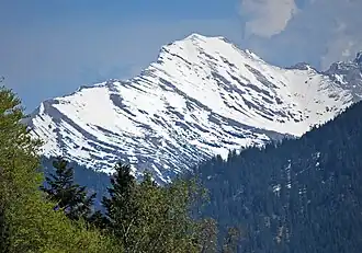 Der Hohe Gleirsch von Westen