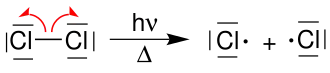 Homolyse Chlor