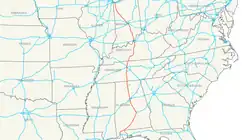 Streckenverlauf der Interstate 65