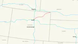 Streckenverlauf der Interstate 76