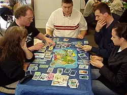 Eine Partie „Key Largo“ auf dem Grenobler Spielefest