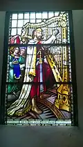 König David mit Harfe (Ps. 34) (1920) nach August Pacher