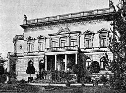 Ansicht des Gebäudes um 1892
