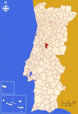 Position des Kreises Góis