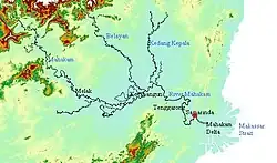 Mahakam in Ost-Kalimantan, Borneo