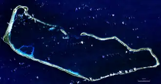 NASA-Satellitenbild von Majuro